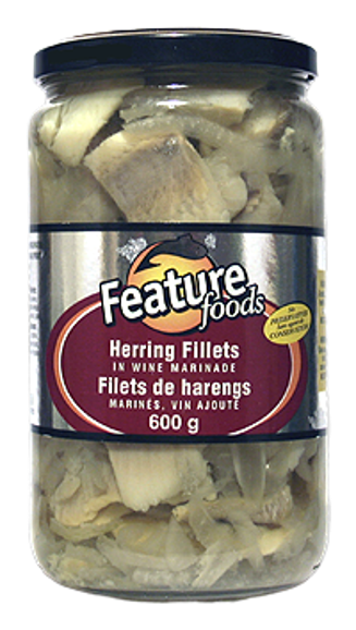 Herring Fillets in Wine 600g - EuroMax Foods The Good Food Store