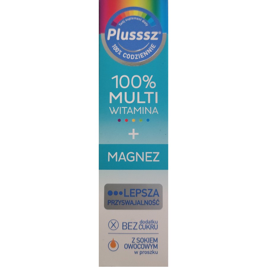 Plusssz, Multivitamin + Magnesium, 20 Effervescent Tablets - EuroMax Foods The Good Food Store