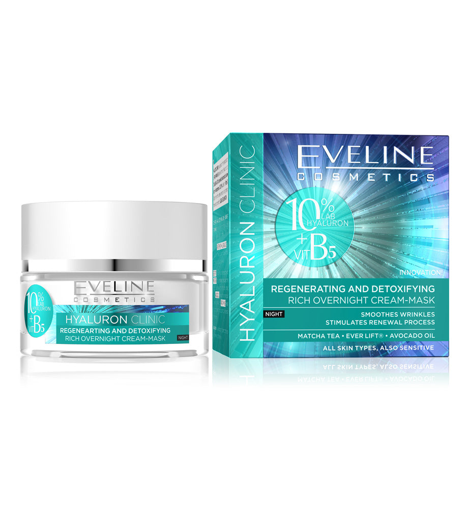 Eveline Cosmetics Hyaluron Clinic Night 50ml - EuroMax Foods The Good Food Store