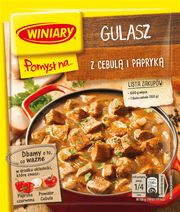 Winiary Idea for...Stew with onions and peppers  47g - EuroMax Foods The Good Food Store