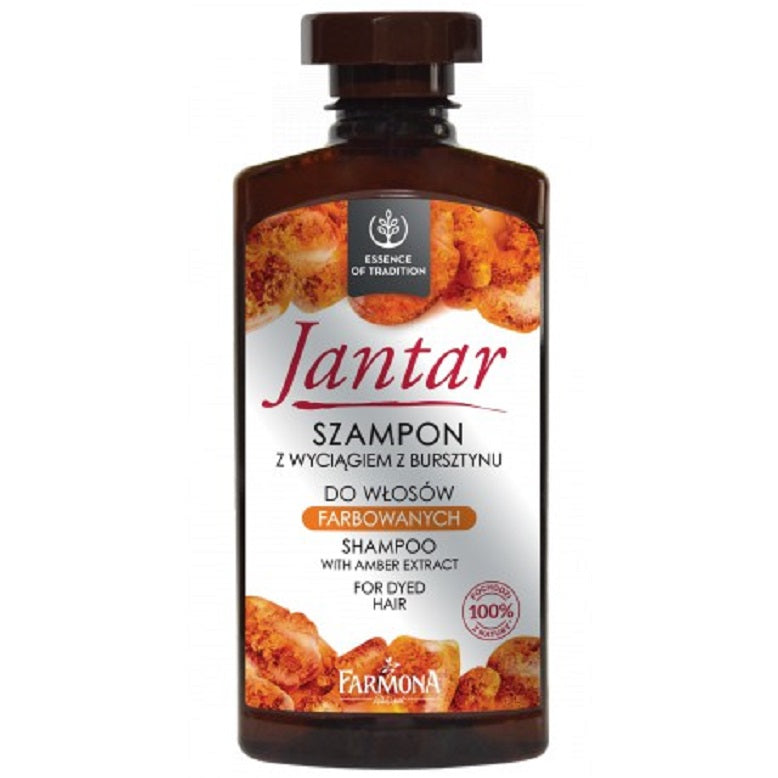 Farmona Jantar Shampoo with Amber Extract For Dyed Hair 330ml - EuroMax Foods The Good Food Store