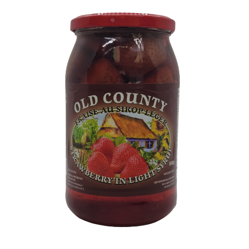 Old County Strawberry in Light Syrup 860g - EuroMax Foods The Good Food Store