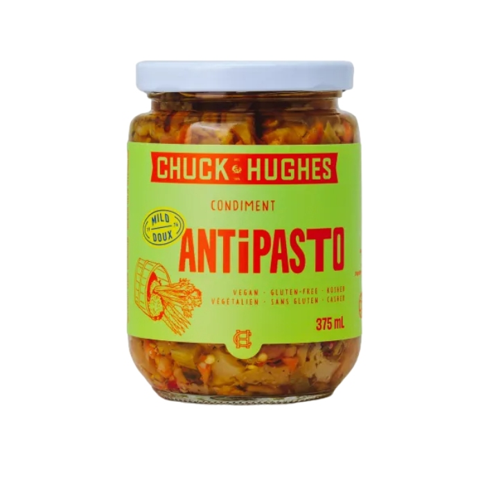 Chuck Hughes Mild Antipasto 375ml   (PACK OF 3) - EuroMax Foods The Good Food Store