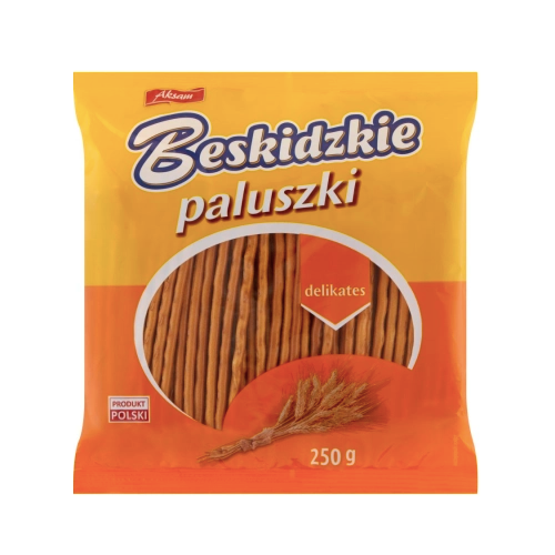 Aksam Beskidzkie Pretzel Sticks Plain 250g - EuroMax Foods The Good Food Store