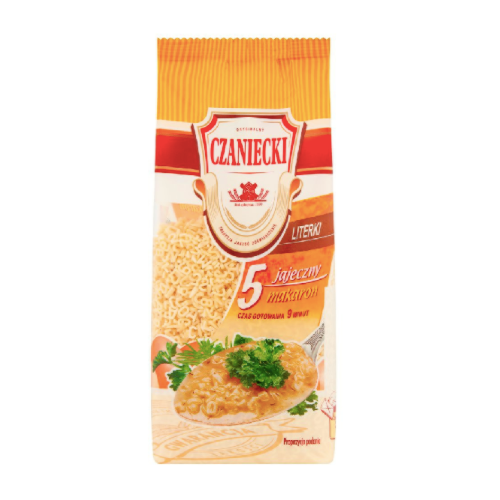 Czaniecki Pasta Letters 250g - EuroMax Foods The Good Food Store