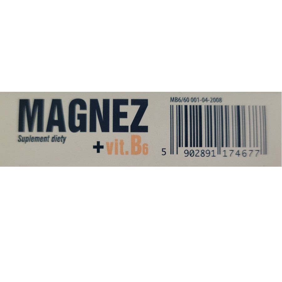 Magnesium + Vit B6, 60 Tablets - EuroMax Foods The Good Food Store