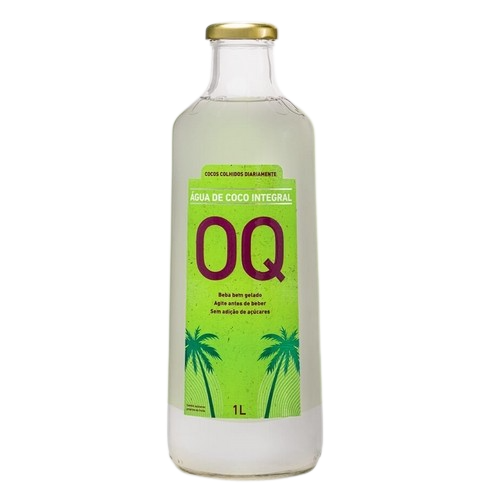OQ Coconut Water Glass Bottled 1000ml  (PACK OF 3) - EuroMax Foods The Good Food Store