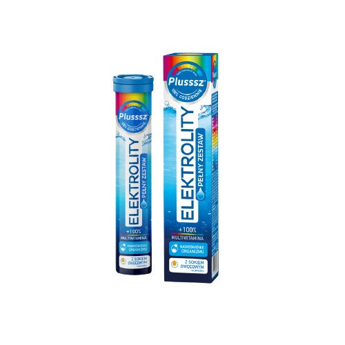 Plusssz, Multivitamin + Electrolytes, 24 Effervescent Tablets - EuroMax Foods The Good Food Store