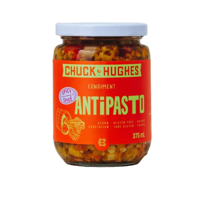Chuck Hughes Spicy Antipasto 375ml   (PACK OF 3) - EuroMax Foods The Good Food Store