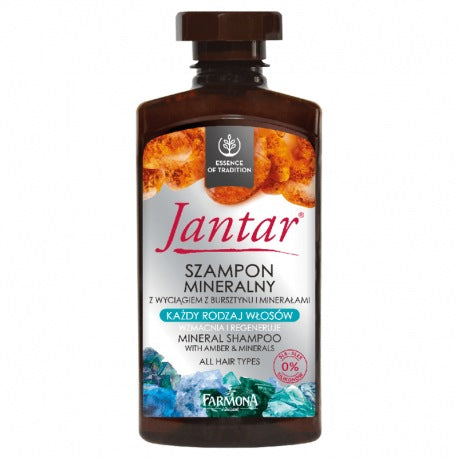 Farmona Jantar Mineral Shampoo with Amber & Minerals For All Hair Types 330ml - EuroMax Foods The Good Food Store