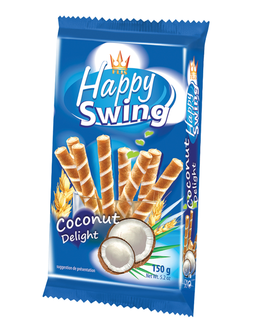 “Happy Swing” Waffle Rolls 150g - EuroMax Foods The Good Food Store